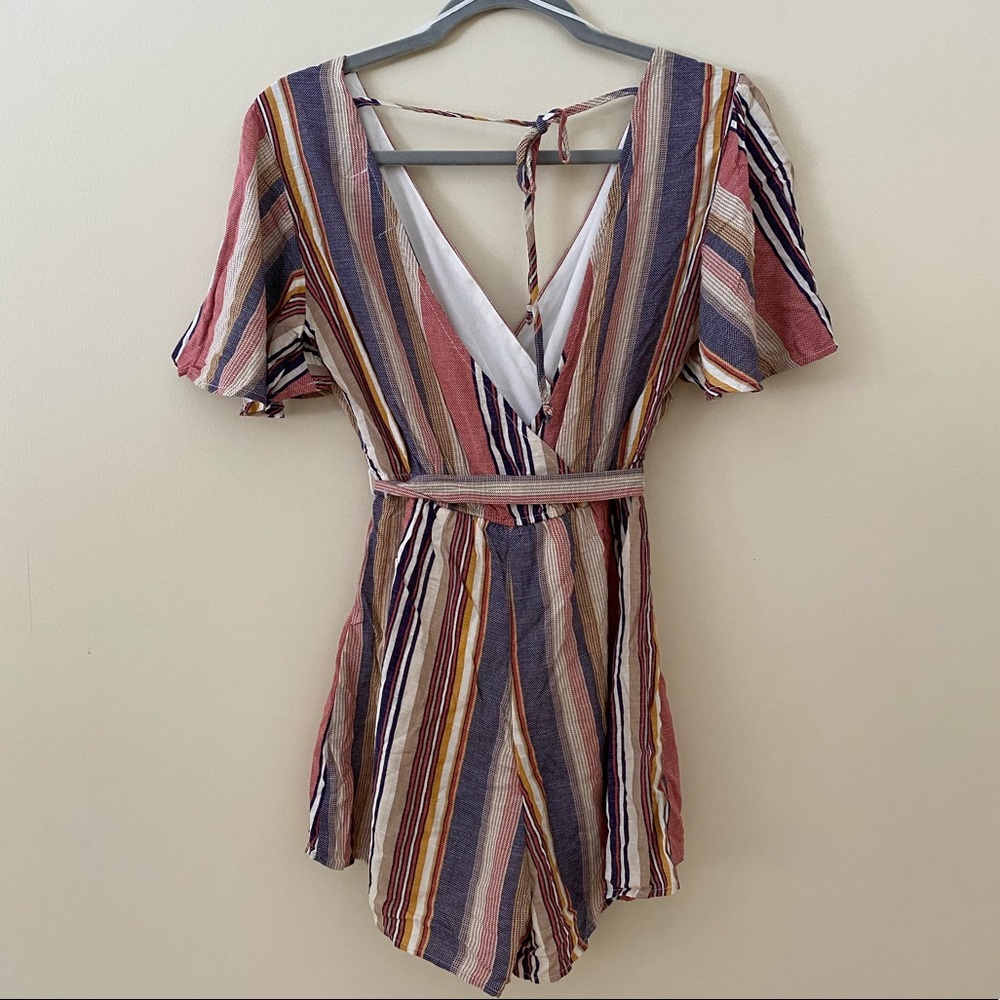 Francesca’s Striped Romper - Picture 5 of 6